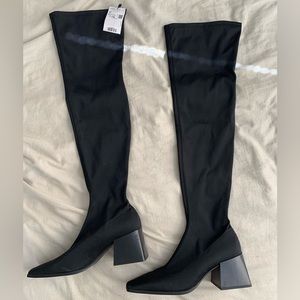 High Heel Sock Boots